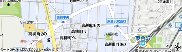石川県金沢市高柳町（６の）周辺の地図
