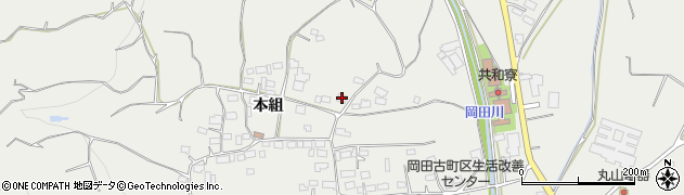 長野県長野市篠ノ井岡田1358周辺の地図
