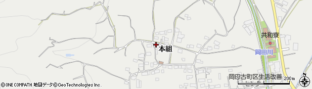 長野県長野市篠ノ井岡田1404周辺の地図