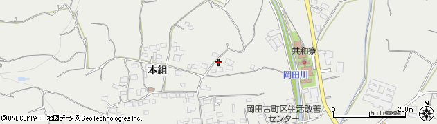 長野県長野市篠ノ井岡田1353周辺の地図