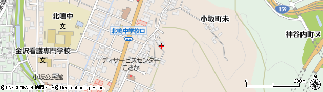 石川県金沢市小坂町北265周辺の地図
