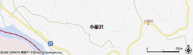 栃木県那須烏山市小原沢周辺の地図