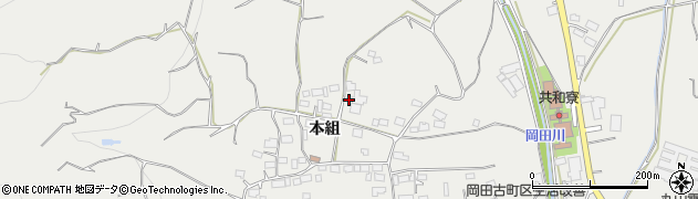 長野県長野市篠ノ井岡田1367周辺の地図