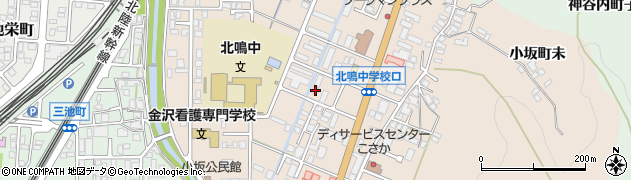 石川県金沢市小坂町北161周辺の地図