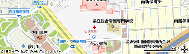 石川県金沢市鞍月東周辺の地図