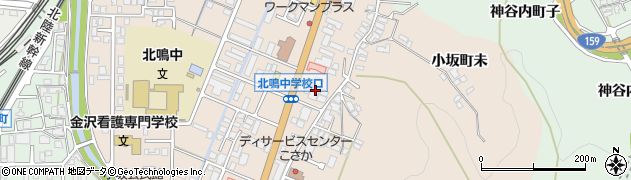 石川県金沢市小坂町北205周辺の地図