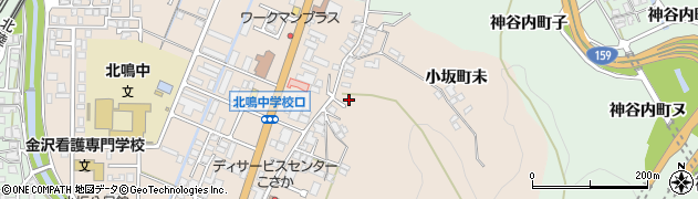 石川県金沢市小坂町北307周辺の地図