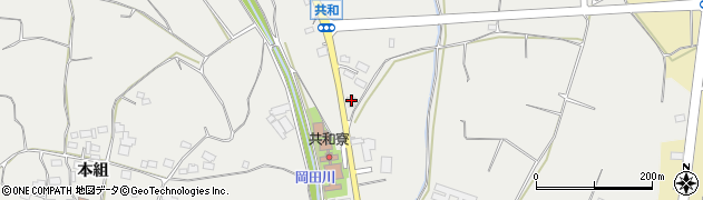 長野県長野市篠ノ井岡田1082周辺の地図