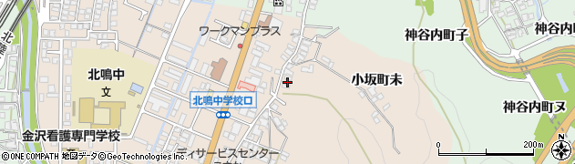 石川県金沢市小坂町北292周辺の地図