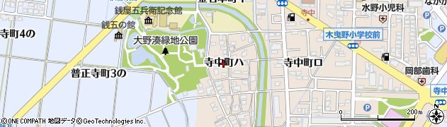 石川県金沢市寺中町（ハ）周辺の地図