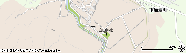 石川県金沢市下涌波町周辺の地図