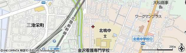 石川県金沢市小坂町北50周辺の地図