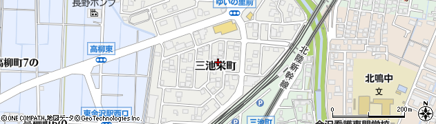 石川県金沢市三池栄町周辺の地図