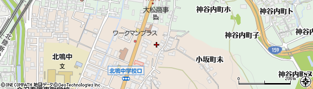 石川県金沢市小坂町北274周辺の地図