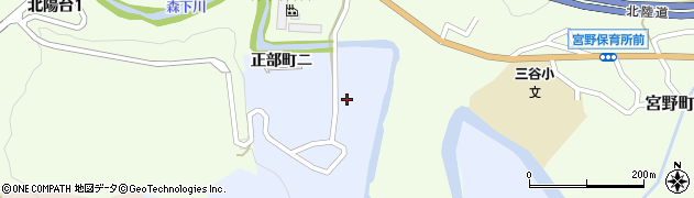 石川県金沢市正部町ネ周辺の地図