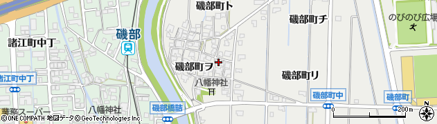 石川県金沢市磯部町周辺の地図
