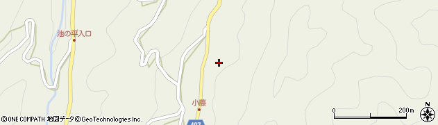 美麻八坂線周辺の地図