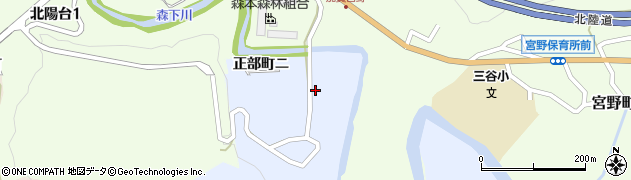 石川県金沢市正部町ネ36周辺の地図