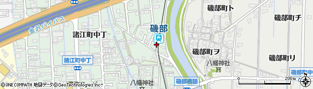 磯部駅周辺の地図