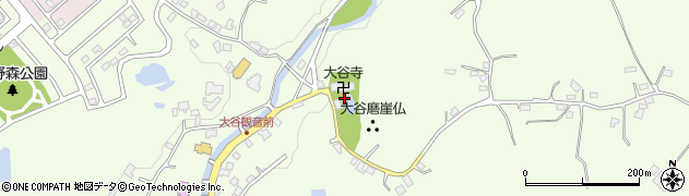 大谷観音大谷寺周辺の地図