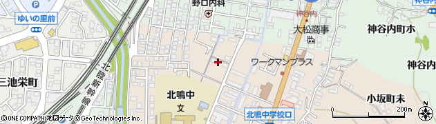 石川県金沢市小坂町北106周辺の地図