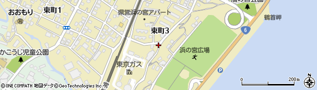 茨城県日立市東町周辺の地図