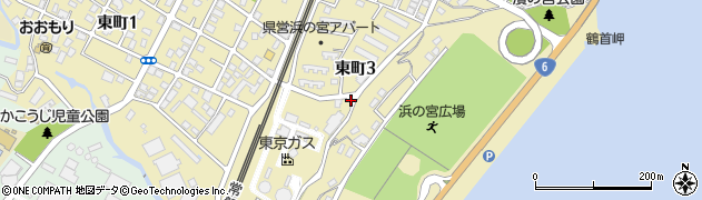 茨城県日立市東町周辺の地図