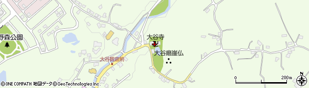 大谷寺周辺の地図