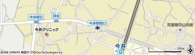 今井駅西口周辺の地図