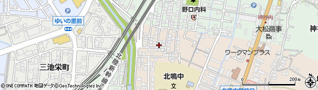 石川県金沢市小坂町北45周辺の地図