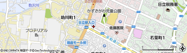 カメイ株式会社日立営業所周辺の地図
