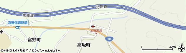 石川県金沢市高坂町（甲）周辺の地図