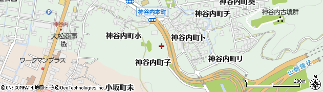 石川県金沢市神谷内町（子）周辺の地図