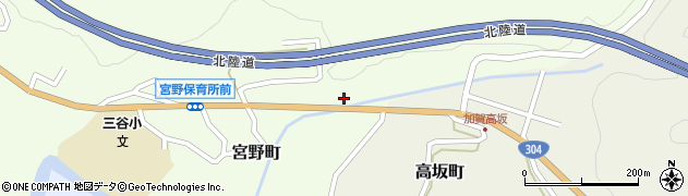 石川県金沢市宮野町（ハ）周辺の地図