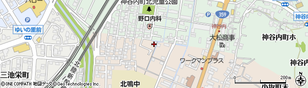 石川県金沢市小坂町北84周辺の地図