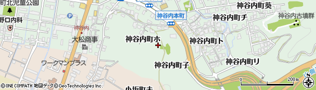 石川県金沢市神谷内町周辺の地図