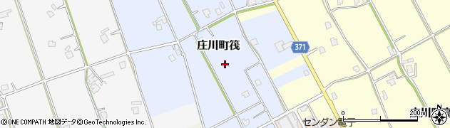 富山県砺波市庄川町筏周辺の地図
