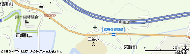 石川県金沢市宮野町ヘ周辺の地図
