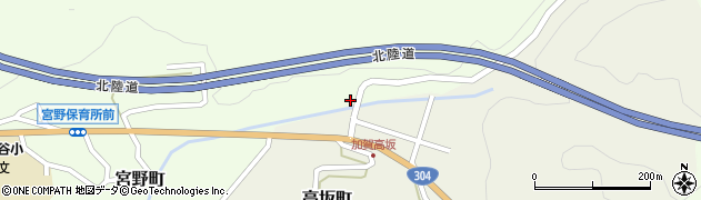 石川県金沢市宮野町月周辺の地図