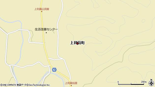 〒313-0104 茨城県常陸太田市上利員町の地図