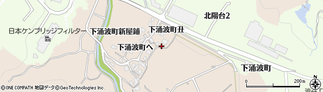 石川県金沢市下涌波町ホ周辺の地図