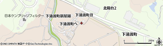 石川県金沢市下涌波町（ホ）周辺の地図