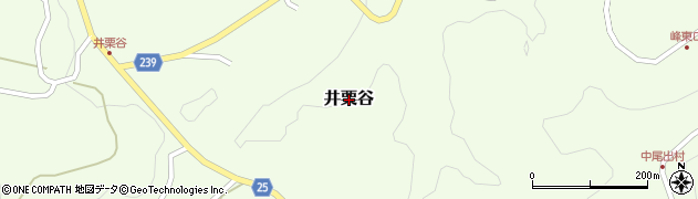富山県砺波市井栗谷周辺の地図