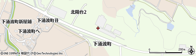 石川県金沢市北陽台周辺の地図