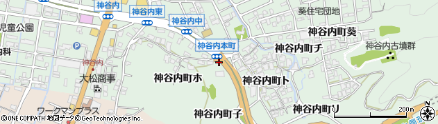 石川県金沢市神谷内町（ト）周辺の地図