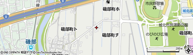 石川県金沢市磯部町チ7周辺の地図