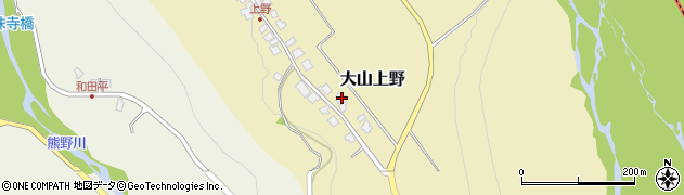 富山県富山市大山上野591周辺の地図