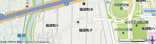 石川県金沢市磯部町チ8周辺の地図