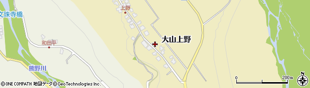 富山県富山市大山上野595周辺の地図