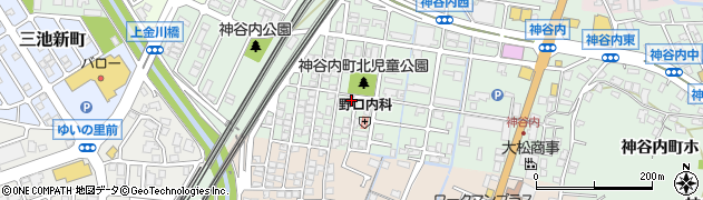 石川県金沢市神谷内町（ハ）周辺の地図